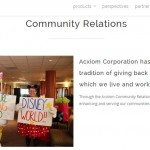 Acxiom Corporation Gift Matching Service